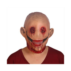 Horror Faceless Man Mask Creepy Devil Full Face Latex Helmet Scary Alien - bloody Clown