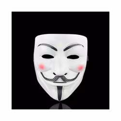 V for Mask Halloween Horror Masks Party Maske Masquerade Cosplay Scary - 1