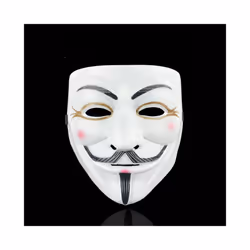 V for Mask Halloween Horror Masks Party Maske Masquerade Cosplay Scary - 2