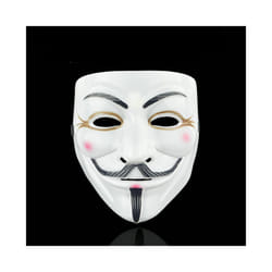 V for  Mask Halloween Horror Masks Party Maske Masquerade Cosplay Scary - 2