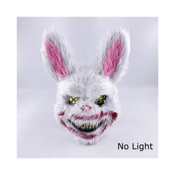 Halloween Bloody Rabbit Bear Mask Party Scary Cosplay Head Cover Masks - no light mask 9