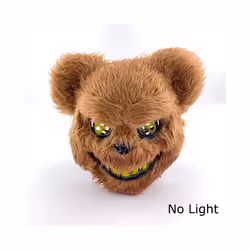 Halloween Bloody Rabbit Bear Mask Party Scary Cosplay Head Cover Masks - no light mask 10