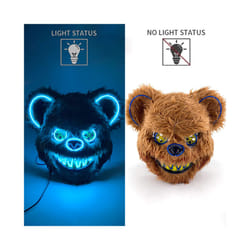Halloween Bloody Rabbit Bear Mask Party Scary Cosplay Head Cover Masks - glowing mask 5