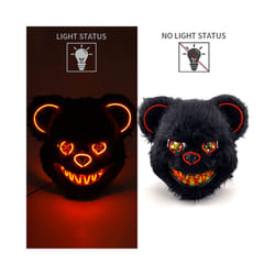 Halloween Bloody Rabbit Bear Mask Party Scary Cosplay Head Cover Masks - glowing mask 23