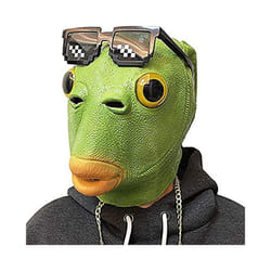 Fish Head Mask Carnival Masquerade Party Cosplay  Adult Real Latex Funny - Style 01