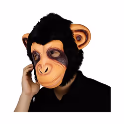 Monkey Mask Full Face Real Latex Mascara Animal Head Hood Halloween Carnival - Donkey mask