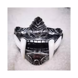 Japanese Samurai Oni Demon Mask Cosplay Horror Prajna Hannya Evil Killer - Silver