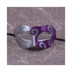 Women Girls Sexy Mask Gentleman Masquerade EyeMask Wedding Decoration - plum