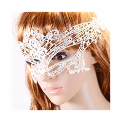 Lace Hollow Masquerade Face Mask Sexy Women Cosplay Prom Party Props Costume - 41