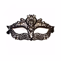 Lace Hollow Masquerade Face Mask Sexy Women Cosplay Prom Party Props Costume - d