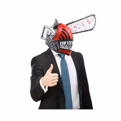 Chainsaw Mask for Men Cosplay Anime Costumes Horror Chainsawman Role Saw - Chainsaw mask A