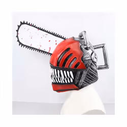 Chainsaw Mask for Men Cosplay Anime Costumes Horror Chainsawman Role Saw - Chainsaw mask C