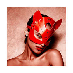 Bdsm Leather Mask Bondage Sexy Harness Adult Game Couples Women Cat Mask - style3