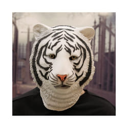Alligator Mask Masquerade Party Adult Latex Reptile Animal Full Face Helmet - Tiger mask 2