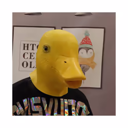 Rubber Duck Halloween Costume Cosplay Animal Latex Full Face Funny Masquerade - Duck mask