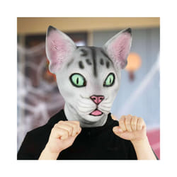Rubber Duck Halloween Costume Cosplay Animal Latex Full Face Funny Masquerade - Cat mask B