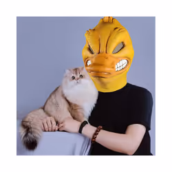 Rubber Duck Halloween Costume Cosplay Animal Latex Full Face Funny Masquerade - Sheep mask