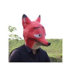 Gorilla Mask Novelty Monkey Orangutan Costume Cosplay Latex Animal Funny - Fox mask