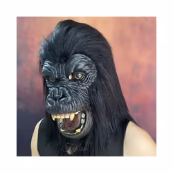 Gorilla Mask Novelty Monkey Orangutan Costume Cosplay Latex Animal Funny - Gorilla mask