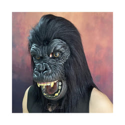 Gorilla Mask Novelty Monkey Orangutan Costume Cosplay Latex Animal Funny - Gorilla mask