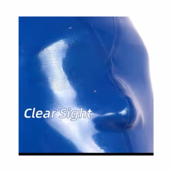 Latex  Micro Holes Hoods  Handmade Cut Mask Eyes Nostrils Micro Clear - Micro 2 No zipper