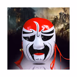 Chinese Style Painted Peking Opera Facial Mask Peking Opera Facial Mask - Cheng Yaojin