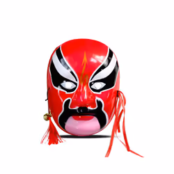 Chinese Style Painted Peking Opera Facial Mask Peking Opera Facial Mask - Jaw