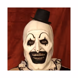 Terrifier Art The Clown Horror Mask Cosplay Funny Evil Joker Hat Latex - hat joker mask