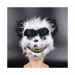 Creepy Teddy Bear Rabbit Bloody Mask Masquerade Horror Animal Half Face - Bear B