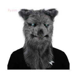 Creepy Teddy Bear Rabbit Bloody Mask Masquerade Horror Animal Half Face - Fox 1