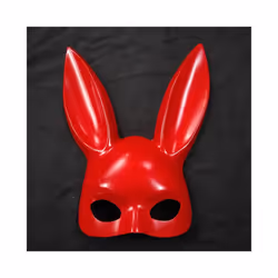 Sexy Rabbit Ears Mask Bar Masquerade Bunny Girl Ear Mask Anime Mask Kids - Red