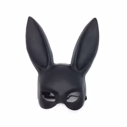 Sexy Rabbit Ears Mask Bar Masquerade Bunny Girl Ear Mask Anime Mask Kids - MatteWhite
