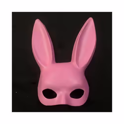 Sexy Rabbit Ears Mask Bar Masquerade Bunny Girl Ear Mask Anime Mask Kids - Pink