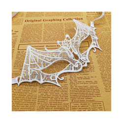 1pcs  White Sexy Lace Half Face Masks Various Styles Halloween Masquerade - 5