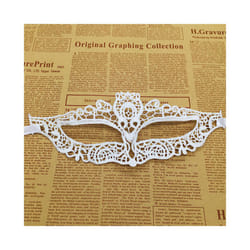 1pcs  White Sexy Lace Half Face Masks Various Styles Halloween Masquerade - 3
