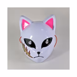 Anime Demon Slayer Kimetsu No Yaiba Tanjirou Sabito Makomo Cosplay Masks - Red