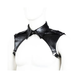 Latex Unisex Hood Mask Sexy PU Leather Masks Men Women Cosplay Flirting - 3