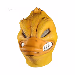 Orangutan Plush Head Cover Animal Mask Full Face Cosplay Gorilla Monkey - Duck mask