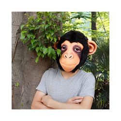 Monkey Mask Halloween Woman Costume Carnival Cosplay Donkey Horse Animal - Monkey mask A