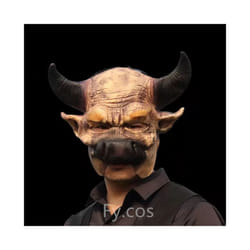 Monkey Mask Halloween Woman Costume Carnival Cosplay Donkey Horse Animal - Bull mask
