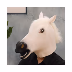 Monkey Mask Halloween Woman Costume Carnival Cosplay Donkey Horse Animal - Horse mask B