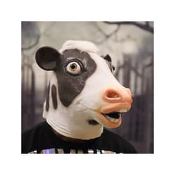 Monkey Mask Halloween Woman Costume Carnival Cosplay Donkey Horse Animal - Cow mask