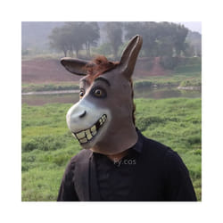 Monkey Mask Halloween Woman Costume Carnival Cosplay Donkey Horse Animal - Donkey mask