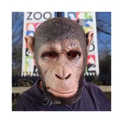 Monkey Mask Halloween Woman Costume Carnival Cosplay Donkey Horse Animal - Monkey mask E