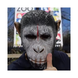 Monkey Mask Halloween Woman Costume Carnival Cosplay Donkey Horse Animal - Monkey mask D