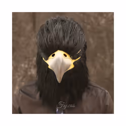 Monkey Mask Halloween Woman Costume Carnival Cosplay Donkey Horse Animal - Eagle mask B