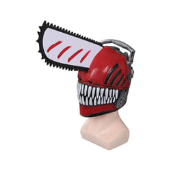 Chainsaw Man Denji Mask Cosplay Latex Masks Plush Headgear Helmet Masquerade - A