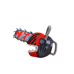 Chainsaw Man Denji Mask Cosplay Latex Masks Plush Headgear Helmet Masquerade - B