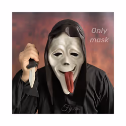 Scream Ghostface Mask Scary Original Demon Mascara Cosplay Horror Movie - Only mask 06