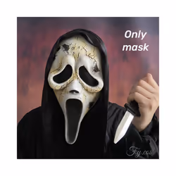 Scream Ghostface Mask Scary Original Demon Mascara Cosplay Horror Movie - Only mask 07
